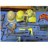 Image 6 : large lot of antique tools , hammers pullers , hooks hard hats