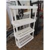 Image 2 : white plastic shelving 55Tx32Lx14"depth