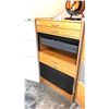 Image 2 : MAPLE 33" X 54" 16" TAMBOUR DOOR MULTI-DRAWER CABINET