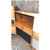 Image 2 : MAPLE 33" X 47" X 16" TAMBOUR DOOR MULTI-DRAWER CABINET