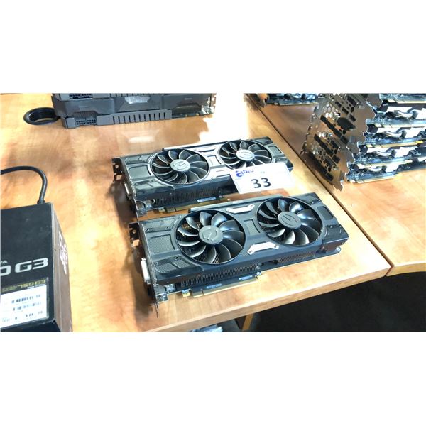 2 EVGA GTX1060 GPU'S