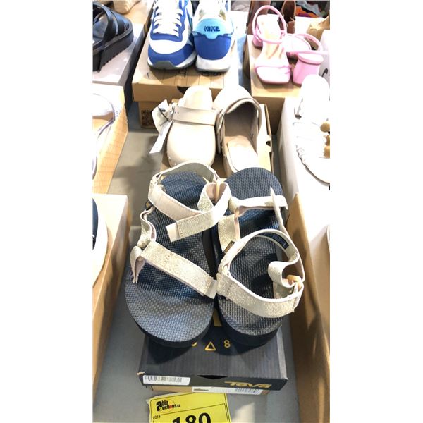 TEVA AND MNG SIZE 7 WOMEN'S SHOES