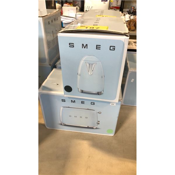 SMEG 2-SLICE TOASTER AND KETTLE