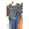 Image 2 : XSCAPE SEQUINED BLUE DRESS SIZE 12