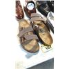 Image 2 : BIRKENSTOCK AND STACY ADAMS SIZE 9 1/2 MEN'S SHOES