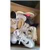 Image 2 : BOX OF ASSORTED SHOES MIXED SIZE INCLUDING CLARKS, STEVE MADDEN WITH COSMETIC ISSUES