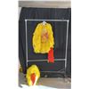 Image 1 : BIG BIRD COSTUME WITH LEGGINGS, HEAD AND SHOE COVERS, DAILY RENTAL $125.00