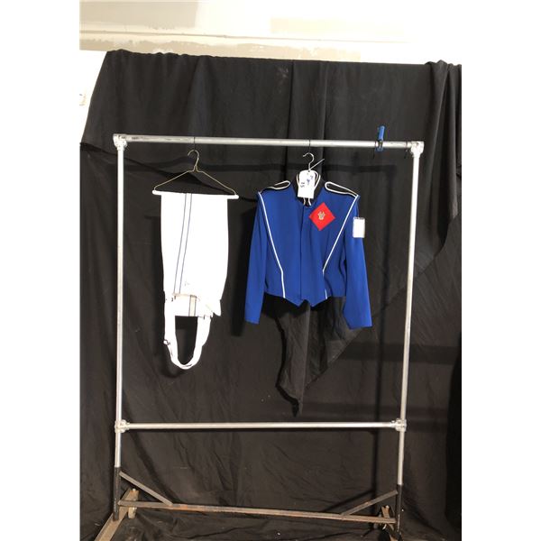 BLUE MARCHING BAND COSTUME DAILY RENTAL $60.00