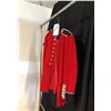 Image 2 : RED AND BLACK MILITARY JACKET, DAILY RENTAL $35.00