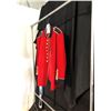 Image 2 : RED AND BLACK MILITARY JACKET, DAILY RENTAL $35.00