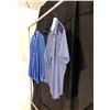 Image 2 : 2 BLUE MENS DRESS SHIRTS