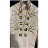 Image 3 : WHITE JUMPSUIT WITH GOLD DETAILS ELVIS COSTUME, DAILY RENTAL $100.00