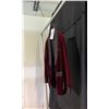 Image 2 : BURGUNDY VELVET TUX JACKET, DAILY RENTAL $75.00