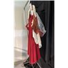 Image 2 : RED/WHITE 1750'S DRESS COSTUME, DAILY RENTAL $80.00