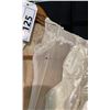 Image 3 : CREAM 1890 STYLE WEDDING DRESS COSTUME, DAILY RENTAL $180.00