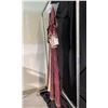 Image 2 : BURGUNDY/CREAM 1750'S STYLE DRESS COSTUME WITH BEADED DETAILING, DAILY RENTAL $125.00