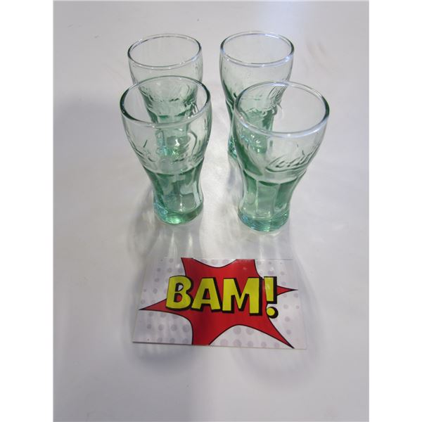 Coca Cola shot glasses X4