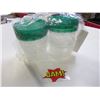 Image 1 : Green Ziplock containers x6