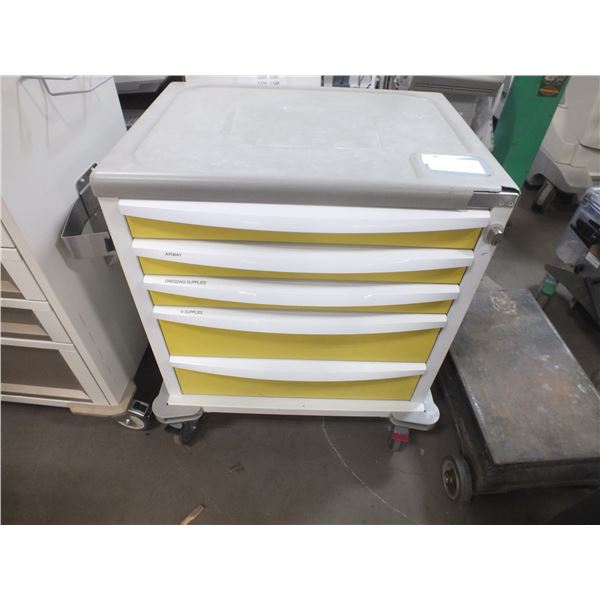 5 Drawer Storage Cart On Wheels