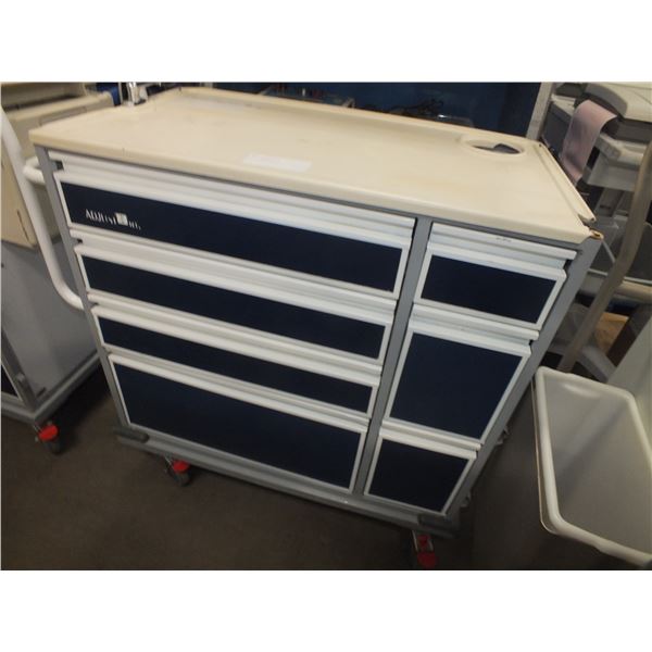 7 Drawer Storage Cart On Wheels w/ Key