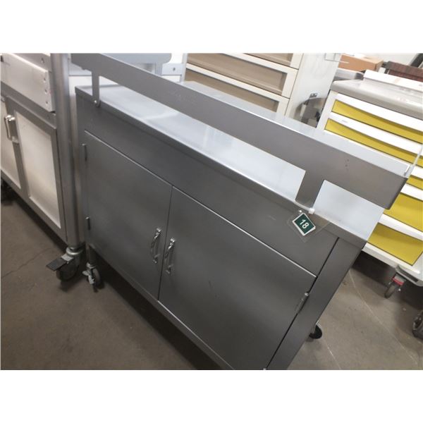 Metal Storage Cart On wheels