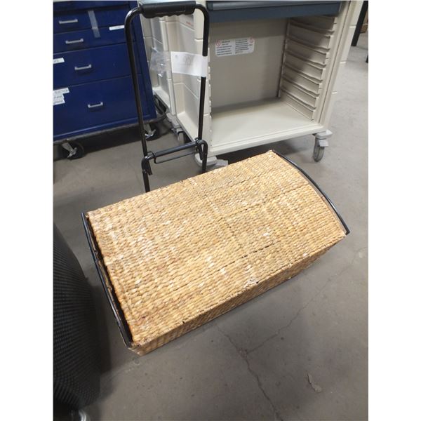 Wicker Basket w/ Cart