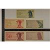 Image 1 : 5-1964 INDONESIA SEN CRISP UNC BILLS: 1, 5,10,