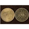 Image 2 : 1918 & 1919 FRANCE SILVER 1 FRANCS .2684 OZ. ASW