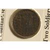 Image 2 : 307-337 A.D. CONSTANTINE I ANCIENT COIN 2 SOLDIERS