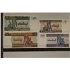 Image 1 : 4 MYANMAR CU COLORIZED BILLS: 5, 10, 20 & 50 KYATS