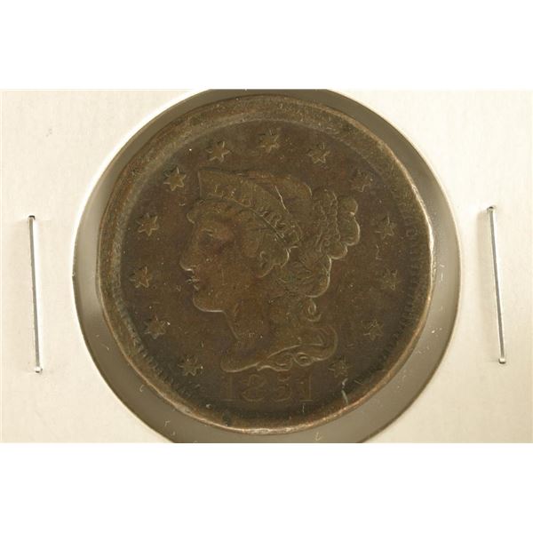 1851 US LARGE CENT