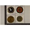 Image 1 : 4-US MILITARY CHALLENGE COINS: ARMED FORCES INS.