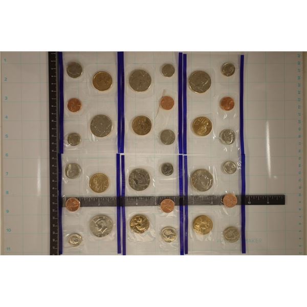 PARTIAL US MINT SETS: 4-2000-P, 1-2001-P & 1-2003P