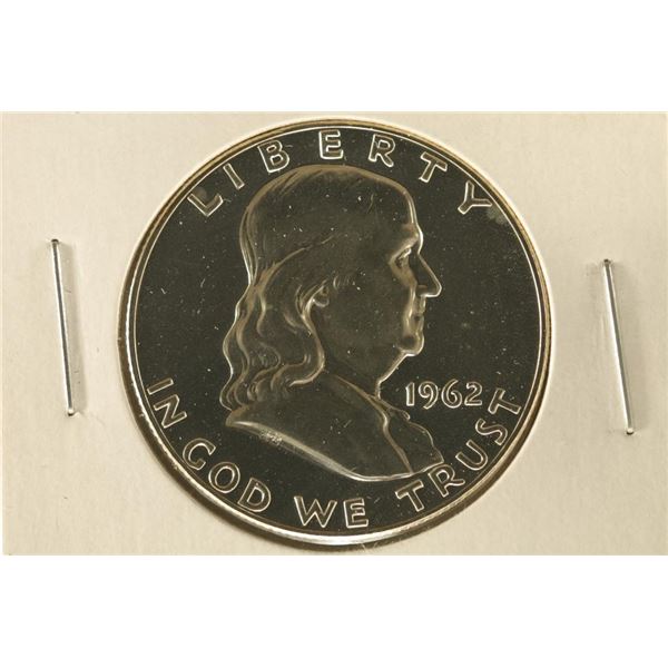 1962 SILVER FRANKLIN HALF DOLLAR PROOF