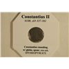 Image 4 : 337-361 A.D. CONSTANTIUS II ANCIENT COIN STANDING