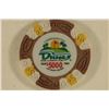 Image 1 : $5000 DUNES CASINO CHIP, 1993 LAS VEGAS, NEVADA