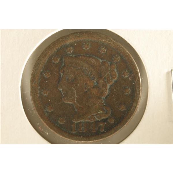 1847 US LARGE CENT