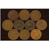 Image 2 : 10 ASSORTED INDIAN HEAD CENTS: 1891-1898
