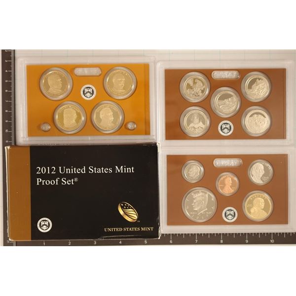 2012 US PROOF SET (WITH BOX) BETTER SET 14 PIECES