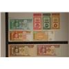 Image 1 : 8 MONGOLIA BILLS: 1 SET OF 10,20 & 50 MONGOS & 1