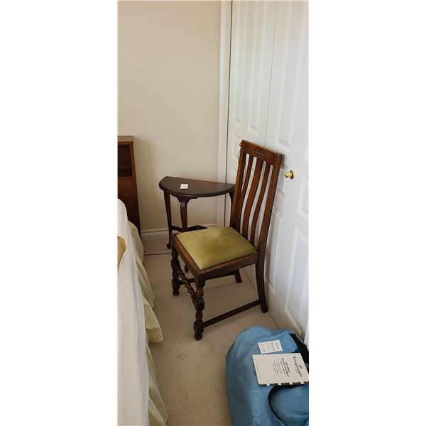 Vintage Table, Chair A