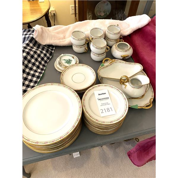 Antique Haviland France & Herend Hungary Bone China