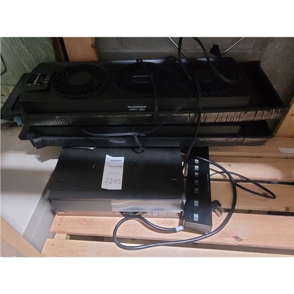 Bionair Fans & Sonic turn table A