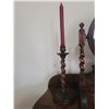 Image 2 : Antique Mirror, candle holders B