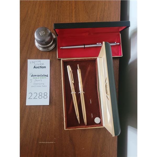 Birks Sterling Silver ring holder, pens B