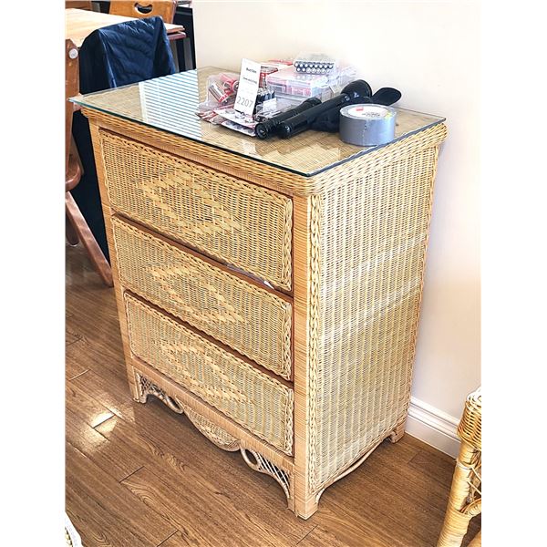 Wicker Chest of Drawers C