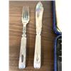 Image 2 : Antique Silver Plate Fish Cutlery A