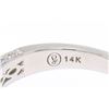 Image 6 : NEW Designer 14k White Gold 1.85 ctw Diamond Three 3 Stone Ladies Engagement Rin