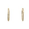 Image 2 : 4.43 ctw Diamond Hoop Earrings - 14KT Yellow Gold