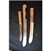 Image 1 : 3 Old Butcher knives